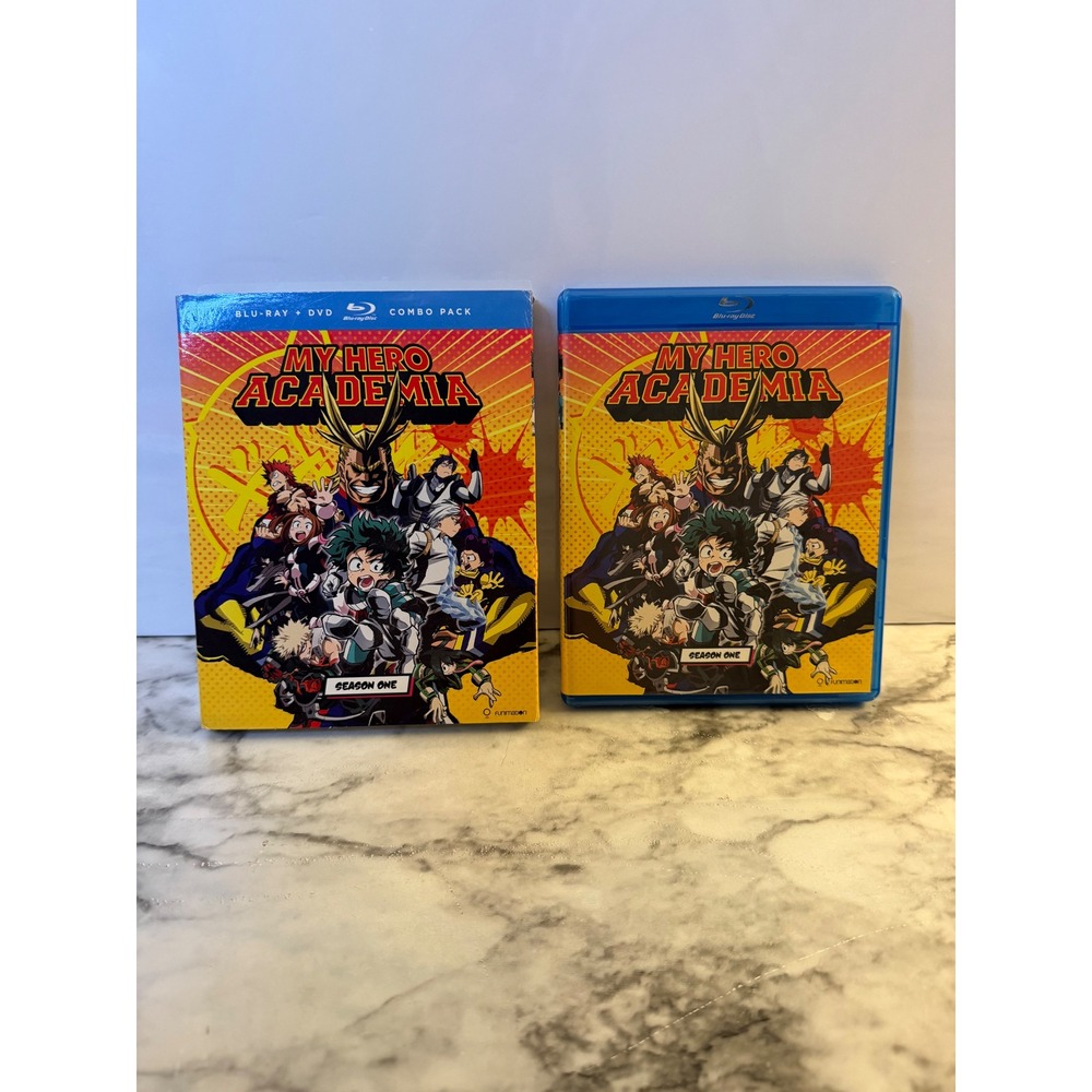 My Hero Academia Season One Blu-ray DVD Combo Pack Funimation Slipcover - Picture 2 of 4